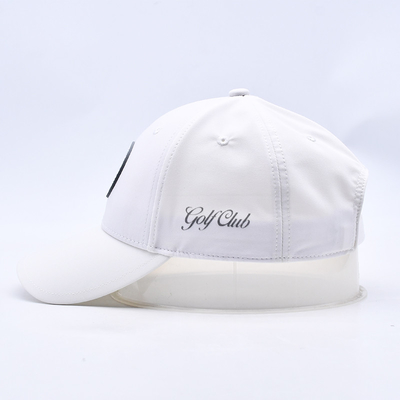 Logo réfléchissant personnalisé pour l'extérieur séchage rapide casquettes de sport imperméables à l'eau éclairage chapeau de golf 6 panneaux pour hommes