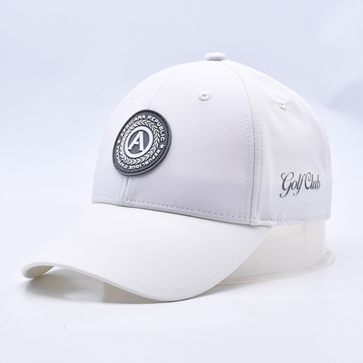 Logo réfléchissant personnalisé pour l'extérieur séchage rapide casquettes de sport imperméables à l'eau éclairage chapeau de golf 6 panneaux pour hommes