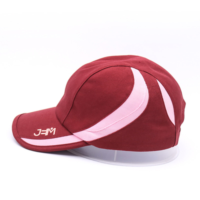 Logo personnalisé chapeau de sport en maille courir gorras de haute qualité bord incurvé chapeaux de sport respirants