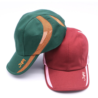 Logo personnalisé chapeau de sport en maille courir gorras de haute qualité bord incurvé chapeaux de sport respirants