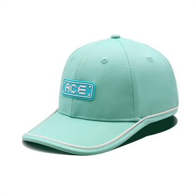 OEM personnalisé Ace Patch en caoutchouc PVC Logo Baseball Cap 6 Panneau Chapeaux de sport Gorras