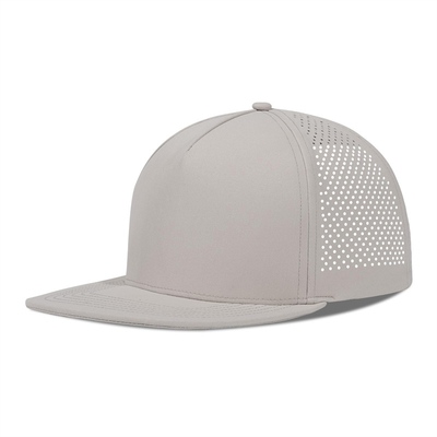 Cap de golf à laser à sec rapide Cap de snapback perforé à bord plat