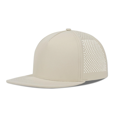 Cap de golf à laser à sec rapide Cap de snapback perforé à bord plat