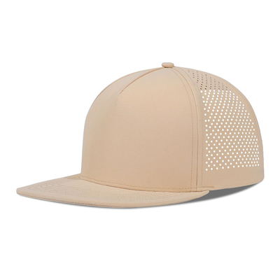 Cap de golf à laser à sec rapide Cap de snapback perforé à bord plat