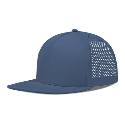 Cap de golf à laser à sec rapide Cap de snapback perforé à bord plat