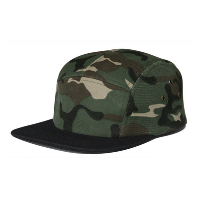 Camouflage à l' extérieur 5 panneaux Camper Cap Camouflage Gorras en gros Camper Cap pour les hommes Femmes