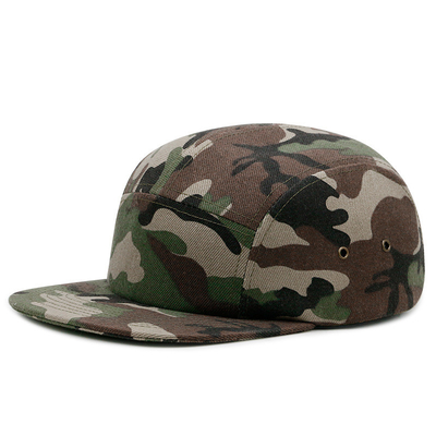 Camouflage à l' extérieur 5 panneaux Camper Cap Camouflage Gorras en gros Camper Cap pour les hommes Femmes