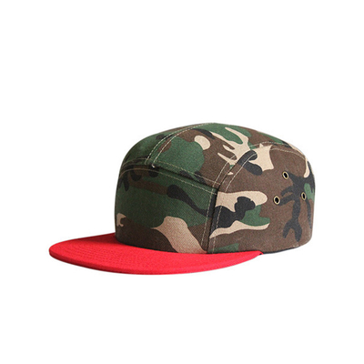 Camouflage à l' extérieur 5 panneaux Camper Cap Camouflage Gorras en gros Camper Cap pour les hommes Femmes