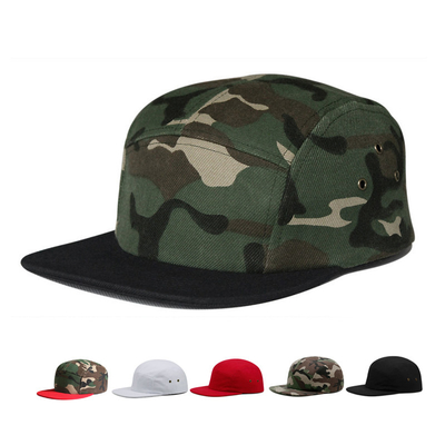 Camouflage à l' extérieur 5 panneaux Camper Cap Camouflage Gorras en gros Camper Cap pour les hommes Femmes