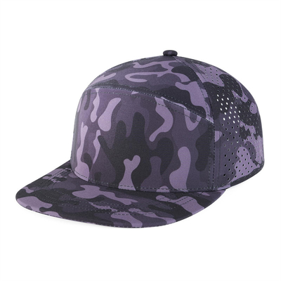 Chapeau Snapback personnalisé Performance réglable Hole de découpe laser Perforé Cap Snapback