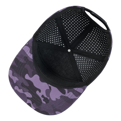Chapeau Snapback personnalisé Performance réglable Hole de découpe laser Perforé Cap Snapback