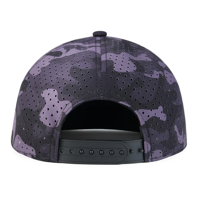 Chapeau Snapback personnalisé Performance réglable Hole de découpe laser Perforé Cap Snapback