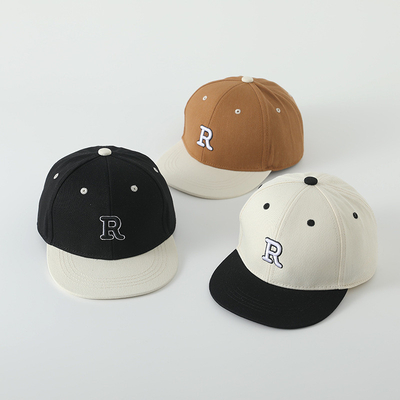 Enfants de haute qualité en coton à bord plat chapeau de sport broderie lettre enfant en extérieur casquette snapback