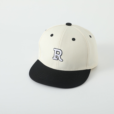 Enfants de haute qualité en coton à bord plat chapeau de sport broderie lettre enfant en extérieur casquette snapback