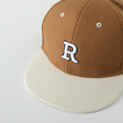 Enfants de haute qualité en coton à bord plat chapeau de sport broderie lettre enfant en extérieur casquette snapback