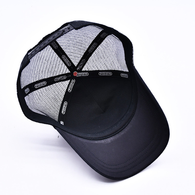 Logo personnalisé 5 Panneau Trucker Cap en gros réglable Snapback Trucker Hat fournisseur