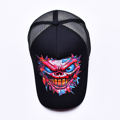 Logo personnalisé 5 Panneau Trucker Cap en gros réglable Snapback Trucker Hat fournisseur