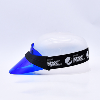Caps de visée en plastique en PVC de haute qualité Caps de visée transparents sur mesure Fabricants de casquettes de baseball