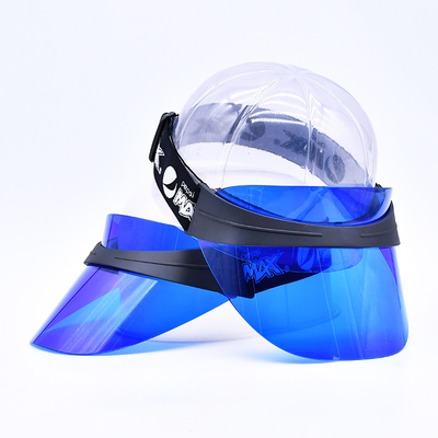 Caps de visée en plastique en PVC de haute qualité Caps de visée transparents sur mesure Fabricants de casquettes de baseball