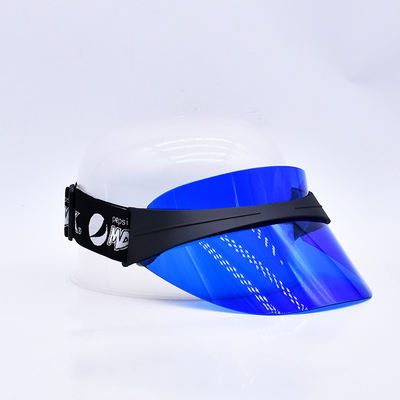 Caps de visée en plastique en PVC de haute qualité Caps de visée transparents sur mesure Fabricants de casquettes de baseball