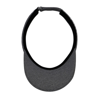 Chapeau de visor de sport gris personnalisé
