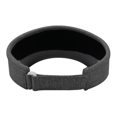 Chapeau de visor de sport gris personnalisé