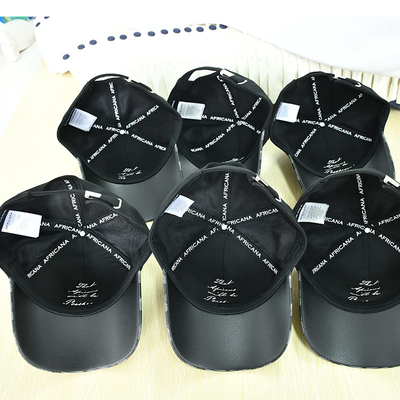 Casquette de baseball personnalisable à 6 panneaux avec sangle réglable et visière incurvée