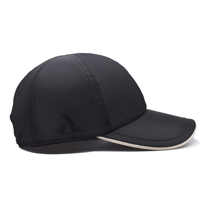 Unisexe Gorras imperméables à l' eau Bonnet de baseball en nylon Bonnet de baseball personnalisé avec logo brodé