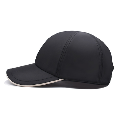 Unisexe Gorras imperméables à l' eau Bonnet de baseball en nylon Bonnet de baseball personnalisé avec logo brodé