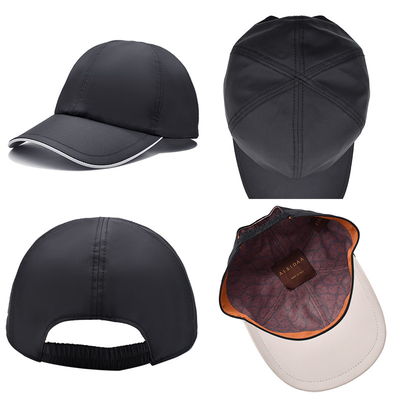 Unisexe Gorras imperméables à l' eau Bonnet de baseball en nylon Bonnet de baseball personnalisé avec logo brodé