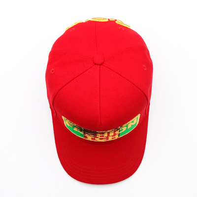Top qualité femmes d'été 100% coton 6 panneaux chapeaux de base-ball personnalisé bonnet de base-ball