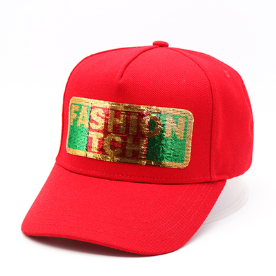 Top qualité femmes d'été 100% coton 6 panneaux chapeaux de base-ball personnalisé bonnet de base-ball