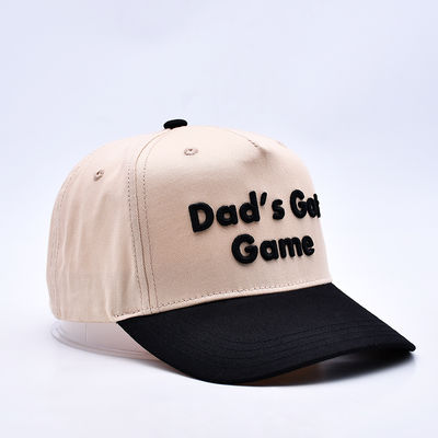 Casquettes de baseball originales sport 5 panneaux avec logo sportif brodé en 3D de haute qualité et personnalisable