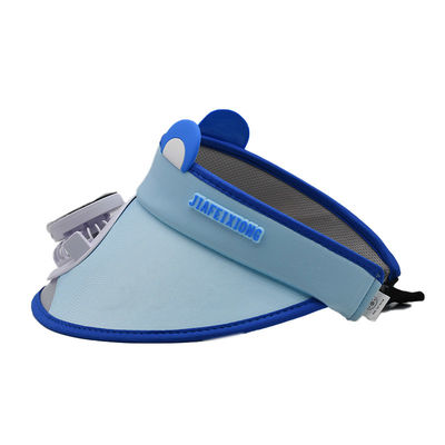 Gros de Corée mignon Petit ours Chapeau de ventilateur solaire pour enfants sur mesure pour enfants en plein air Garçons filles Ombrelle de soleil Cartoon Large bord de soleil Visor Chapeau