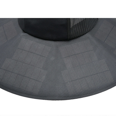 Nouveau chapeau solaire extérieur personnalisé résistant aux UV Portable rechargeable Camping Voyage Pêche Alpinisme Chapeau à seau solaire