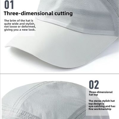 Casquette de sport ajustable non structurée personnalisée, casquette de course légère pour hommes et femmes