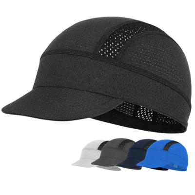 Casquette de cyclisme personnalisée Séchage rapide Respirant Anti-transpiration Casquette de sport Absorbant Respirant Sous casques Fine