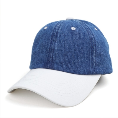 Casquette de baseball noire délavée pour homme, personnalisée avec logo, en coton délavé à l'acide, style vintage, réglable, en jean, pour le sport