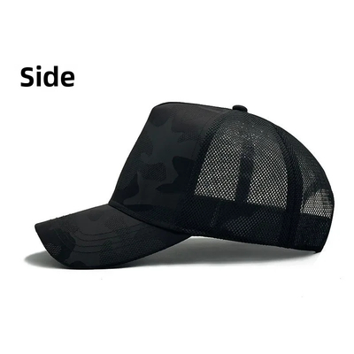 Casquette de baseball unie surdimensionnée pour hommes et femmes, chapeau de camionneur en maille design personnalisé, pour grosse tête, tendance pour le sport et les loisirs