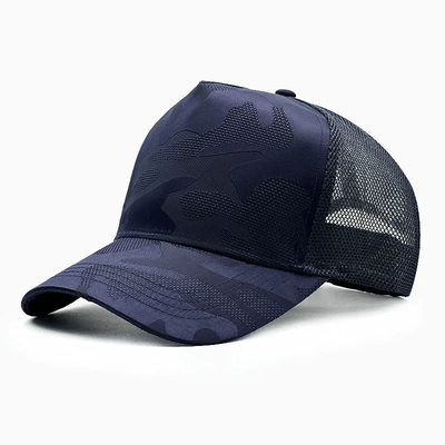 Casquette de baseball unie surdimensionnée pour hommes et femmes, chapeau de camionneur en maille design personnalisé, pour grosse tête, tendance pour le sport et les loisirs