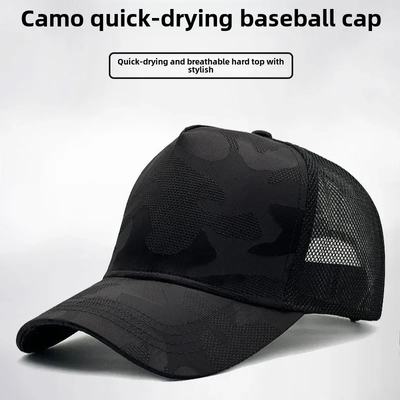 Casquette de baseball unie surdimensionnée pour hommes et femmes, chapeau de camionneur en maille design personnalisé, pour grosse tête, tendance pour le sport et les loisirs