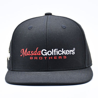 Logo de broderie personnalisé à bord plat Sports Hip Hop Snapback Chapeau de base-ball pour hommes