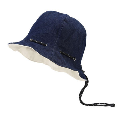 Vente chaude Chapeau de pêcheur en gros Printemps et été Se transformer en sac Coton Adulte Unisexe Uni Réversible Bob