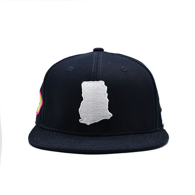 Chapeau 100% coréen plat de Hip Hop de chapeau de base-ball de bord de Fashional de coton d'ODM