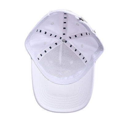 Oem Custom Logo White Baseball Caps Wholesale Adjustable Embroidery Curved Fitted Unisex Sports Cap Hats
