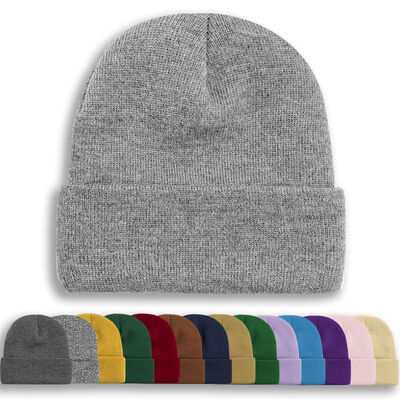 Design OEM ODM bonnet noir et blanc bonnet crâne personnalisé bonnet tricoté bonnet hiver