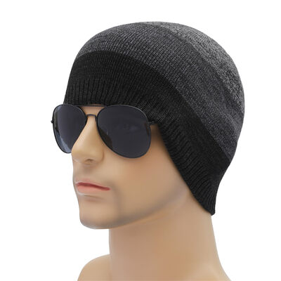 Bonnet unisexe taille universelle chapeau en tricot chaud pour l'hiver pour hommes femmes bonnets de logo personnalisés en gros