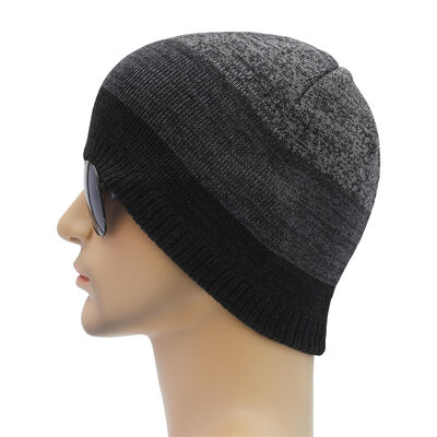 Bonnet unisexe taille universelle chapeau en tricot chaud pour l'hiver pour hommes femmes bonnets de logo personnalisés en gros