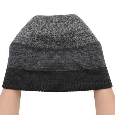 Bonnet unisexe taille universelle chapeau en tricot chaud pour l'hiver pour hommes femmes bonnets de logo personnalisés en gros