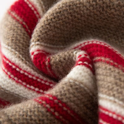 chapeau en cachemire de haute qualité à nervures en gros chapeau d'hiver